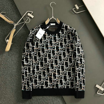 商品名称：クリスチャンディオール CHRISTIAN DIOR JS-MYCD24019 2024年秋冬最新入荷 クルーネックニット ロングスリーブセーター ジャカード トップス ウール