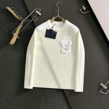 商品名称：プラダ PRADA JS-MYPD24013 2024年秋冬最新入荷 クルーネックニット ロングスリーブセーター トップス ウール