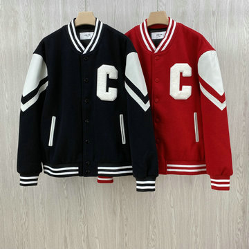 セリーヌ CELINE JS-WTCE24011 2024年秋冬最新入荷 ロングスリーブ ジャケット テニス コート ファスナー開閉式 トップスコート 長袖 アウターコート