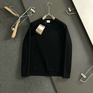 バーバリー BURBERRY JS-WYBR24004 2024年秋冬最新入荷 ロングスリーブ スウェット ブラック メンズ 長袖