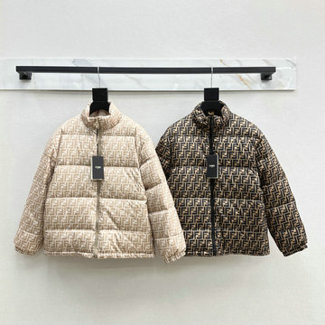 商品名称：フェンディ FENDI JS-YFFD24002 2024年秋冬最新入荷 リバーシブル パファージャケット ジップアップ ダウンジャケット レディース アウター