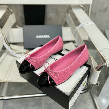 商品名称：シャネル CHANEL26-CHJ24031BMH  2024年最新入荷 ココマーク リボンフラット パンプス レディース バレエシューズ フラットシューズ