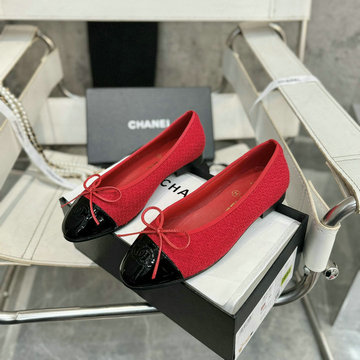 商品名称：シャネル CHANEL 26-CHJ24031BRK 2024年最新入荷 ココマーク リボンフラット パンプス レディース バレエシューズ フラットシューズ