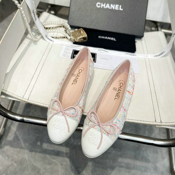 商品名称：シャネル CHANEL 26-CHJ24031MBF 2024年最新入荷 ココマーク リボンフラット パンプス レディース バレエシューズ フラットシューズ