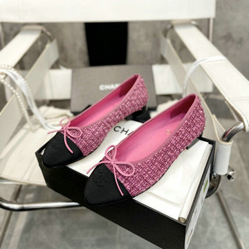 商品名称：シャネル CHANEL  26-CHJ24031MFK 2024年最新入荷 ココマーク リボンフラット パンプス レディース バレエシューズ フラットシューズ