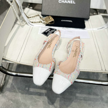 商品名称：シャネル CHANEL 26-CHJ24032PMBF 2024年最新入荷 バイカラー レザー パンプス レディース フラットフォーム シューズ サンダル
