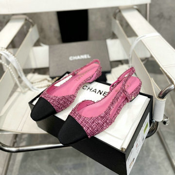 商品名称：シャネル CHANEL 26-CHJ24032PMFK 2024年最新入荷 バイカラー レザー パンプス レディース フラットフォーム シューズ サンダル