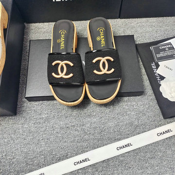 シャネル CHANEL 26-CHJ24034K 2024年最新入荷 ココマークロゴ スライドサンダル ミュール レザー レディース