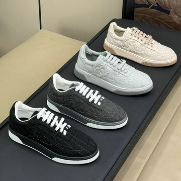 シャネル CHANEL 26-CHJ24036 2024年最新入荷 ココマーク スニーカー 靴 ツイード シューズ ローカット スポーツライン シューズ