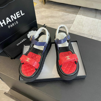 商品名称：シャネル CHANEL 26-CHJ24043P 2024年秋冬最新入荷 マトラッセ フットベッドサンダル 靴 レディース シューズ ココマーク フラットフォーム
