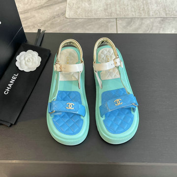 商品名称：シャネル CHANEL 26-CHJ24043S  2024年秋冬最新入荷 マトラッセ フットベッドサンダル 靴 レディース シューズ ココマーク フラットフォーム