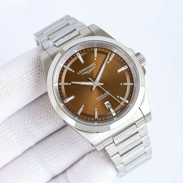 ロンジン LONGINES ZX-LGT24001Z  2024年最新入荷 コンクエスト ウォッチ 自動巻き 腕時計 ステンレスベルト メンズ