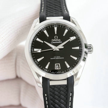 オメガ OMEGA ZX-OMT24003 2024年最新入荷 Seamaster シーマスター ウォッチ コーアクシャル マスター クロノメーター 腕時計 レザーベルト メンズ