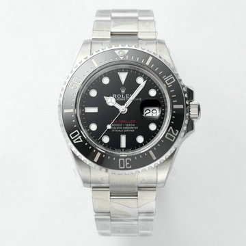 ロレックス ROLEX ZX-RXT24005 2024年最新入荷 SEA-DWELLER シードウェラー ウォッチ メンズ 腕時計 黒文字盤 ステンレススティール