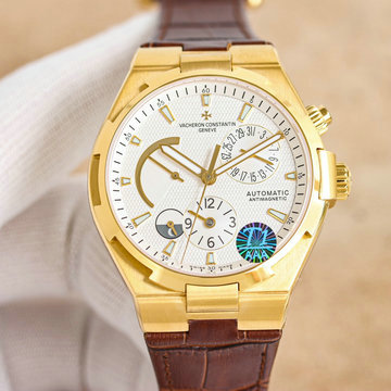 ヴァシュロン コンスタンタン Vacheron Constantin ZX-VACT24002C 2024年最新入荷 オーバーシーズ デュアルタイム ウォッチ メンズ 腕時計 レザーベルト