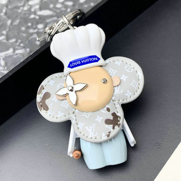 ルイヴィトン LOUISVUITTON 057-M01467 2024年最新入荷 バッグチャーム ヴィヴィエンヌ ベーカー キーケース キーホルダー キーリング メタル ホワイト