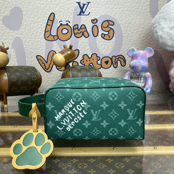 ルイヴィトン LOUISVUITTON 057-M12688 2024年最新入荷 ドップ キット セカンドバック ハンドル ポーチ バッグ ハンドバッグ 洗面具収納