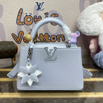 ルイヴィトン LOUISVUITTON 057-M21303 2024年最新入荷 カプシーヌ BB ハンドバッグ ショルダーバッグ トリヨンレザー ウォッシュド ブルー