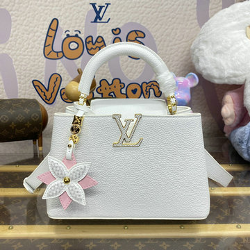 ルイヴィトン LOUISVUITTON 057-M21303B 2024年最新入荷 カプシーヌ BB ハンドバッグ ショルダーバッグ トリヨンレザー ホワイト
