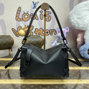 商品名称：ルイヴィトン LOUISVUITTON 057-M24309  2024年最新入荷 サイドトランク MM ショルダーバッグ レディース マットエピ レザー オール ブラック