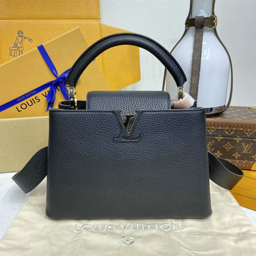 ルイヴィトン LOUISVUITTON 057-M24728 2024年最新入荷 カプシーヌ BB ハンドバッグ ショルダーバッグ トリヨンレザー ブラック