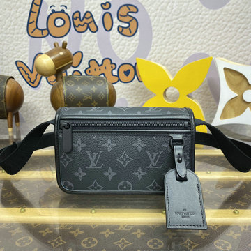 商品名称：ルイヴィトン LOUISVUITTON 057-M12599 2024年最新入荷 ボスフォール ウェアラブル ウォレット ショルダーバッグ モノグラム エクリプス キャンバス