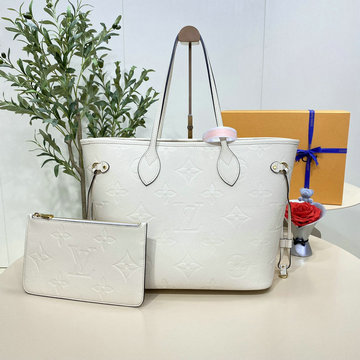 ルイヴィトン LOUISVUITTON 057-M46676 2024年最新入荷 ネヴァーフル MM トートバッグ ビジネスバッグ グレインレザー レディース