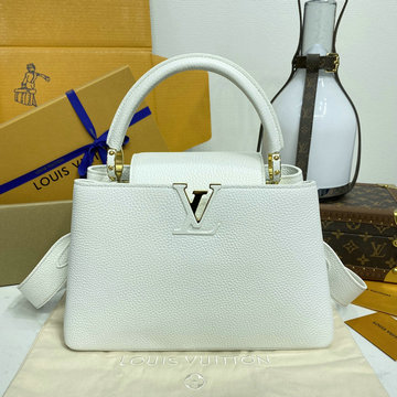 商品名称：ルイヴィトン LOUISVUITTON 057-M25087  2024年最新入荷 カプシーヌ BB ハンドバッグ ショルダーバッグ トリヨンレザー クオーツ