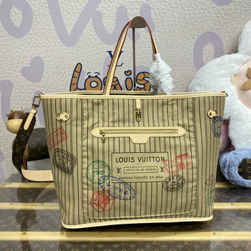 ルイヴィトン LOUISVUITTON 057057-M11948 2024年最新入荷 ネヴァーフル インサイドアウト GM トートバッグ ショルダーバッグ モノグラムキャンバス