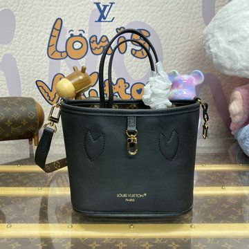 ルイヴィトン LOUISVUITTON 057-M12099 2024年最新入荷 リバーシブル ネヴァーフル インサイドアウト BB トートバッグ ショルダーバッグ モノグラム レザー