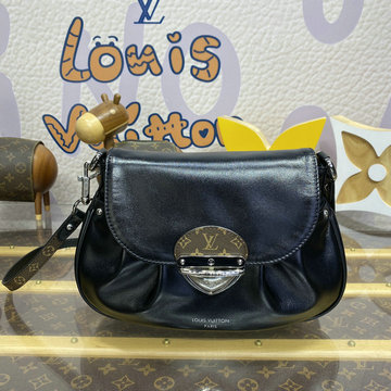 ルイヴィトン LOUISVUITTON 057-M12192  2024年最新入荷 サンセット ショルダーバッグ ラムレザー ブラック レディース