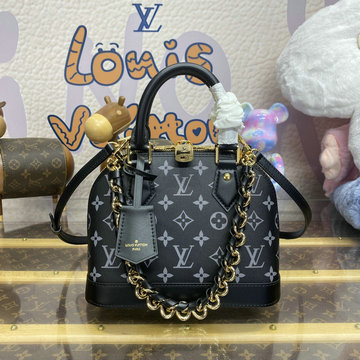 ルイヴィトン LOUISVUITTON 057-M12289 2024秋冬ショーアイテム アルマ BB ハンドバッグ ショルダーバッグ カーフレザー トリアノン グレー
