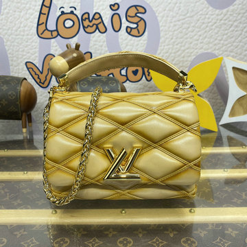 商品名称：ルイヴィトン LOUISVUITTON 057-M12332  2024年最新入荷 GO-14 PM ショルダーバッグ ラムレザー サンド レディース