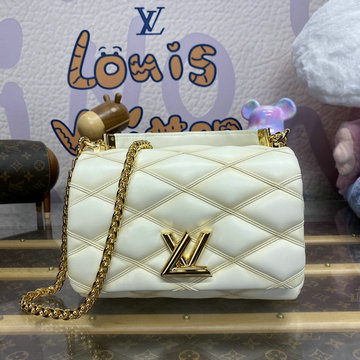 商品名称：ルイヴィトン LOUISVUITTON 057-M12338 2024年最新入荷 GO-14 PM ショルダーバッグ ラムレザー バニラ レディース