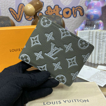 ルイヴィトン LOUISVUITTON 057-M12500 2024年最新入荷 ポルトフォイユ ミュルティプル 二つ折り財布 札入れ モノグラム シャドウ