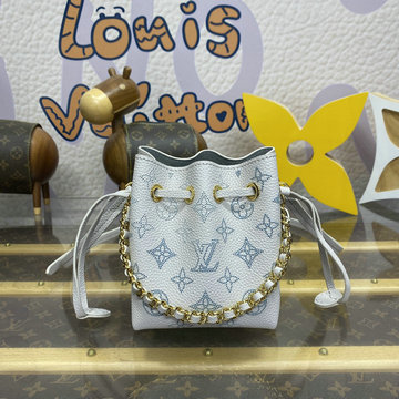ルイヴィトン LOUISVUITTON 057-M12521 2024年最新入荷 Pico ベラ バケットバッグ ショルダーバッグ LV モノグラム フラワー マヒナ レザー ブリューム