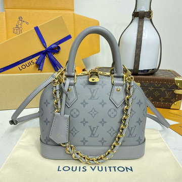 ルイヴィトン LOUISVUITTON 057-M12561 2024秋冬ショーアイテム アルマ BB ハンドバッグ ショルダーバッグ カーフレザー トリアノン グレー