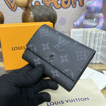 ルイヴィトン LOUISVUITTON  057-M12598 2024年最新入荷 ヴィクター ウォレット 三つ折り財布 モノグラム エクリプス キャンバス