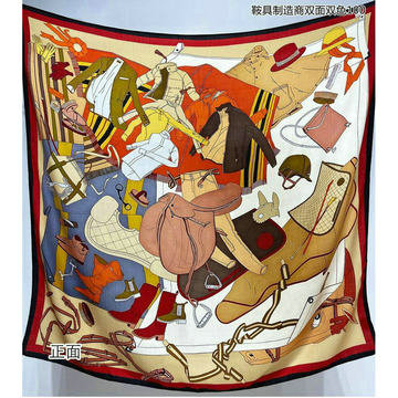 エルメス HERMES AN-WJHE24034 2024年最新入荷 リバーシブル スクエアマフラー ストール カシミヤ