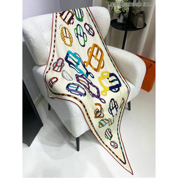 エルメス HERMES AN-WJHE24038 2024年最新入荷 ビッグ 三角スカーフ マフラー ショール
