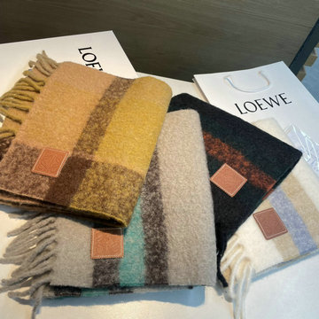 ロエベ LOEWE AN-WJLE24002 2024年最新入荷 ロングマフラー ストール カシミヤ