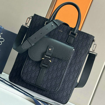 クリスチャンディオール CHRISTIAN DIOR 99-CD93911BSL 2024年最新入荷 サドル トートバッグ ブリーフケース メンズ ショルダーバッグ オブリーク