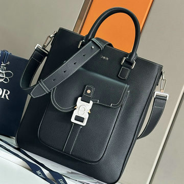 クリスチャンディオール CHRISTIAN DIOR 99-CD93911PBK 2024年最新入荷 サドル トートバッグ ブリーフケース メンズ ショルダーバッグ レザー