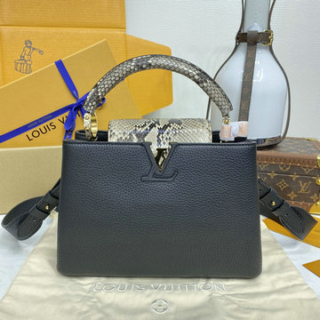 ルイヴィトン LOUISVUITTON  057-N96467X 2024年最新入荷 カプシーヌ MINI ハンドバッグ ショルダーバッグ トリヨンレザー