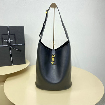 イヴサンローラン Saint laurent YSL 057-YSL793088BK  2024年最新入荷 LE 5 A 7 ソフト スモール ショルダーバッグ カーフスキンレザー ブラック