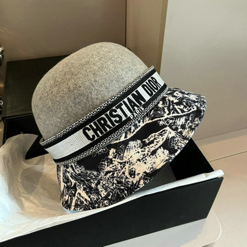 商品名称：クリスチャンディオール CHRISTIAN DIOR AN-MZCD24001 2024年最新入荷 ボーラーハット ツイードハット 帽子 ウール 山高帽