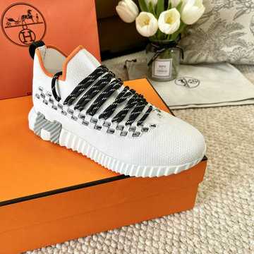 エルメス HERMES 99-HEJ24001KBH 2024年秋冬最新入荷 スニーカー レースアップシューズ スポーツシューズ 男女兼用