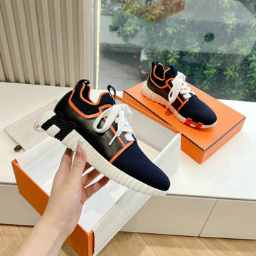 エルメス HERMES 99-HEJ24002CSK  2024年秋冬最新入荷 スニーカー レースアップシューズ スポーツシューズ 男女兼用