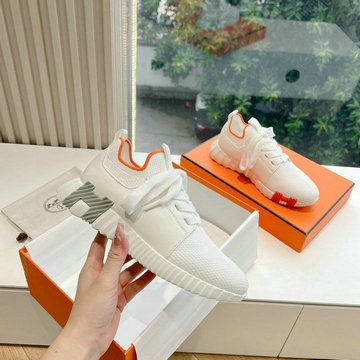 エルメス HERMES 99-HEJ24002CBH  2024年秋冬最新入荷 スニーカー レースアップシューズ スポーツシューズ 男女兼用