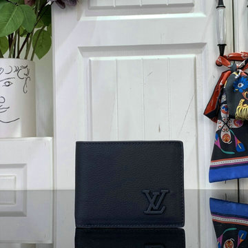 ルイヴィトン LOUISVUITTON 99-M82809  2024年最新入荷 ポルトフォイユ ミュルティプル 二つ折り財布 札入れ LV アエログラム レザー